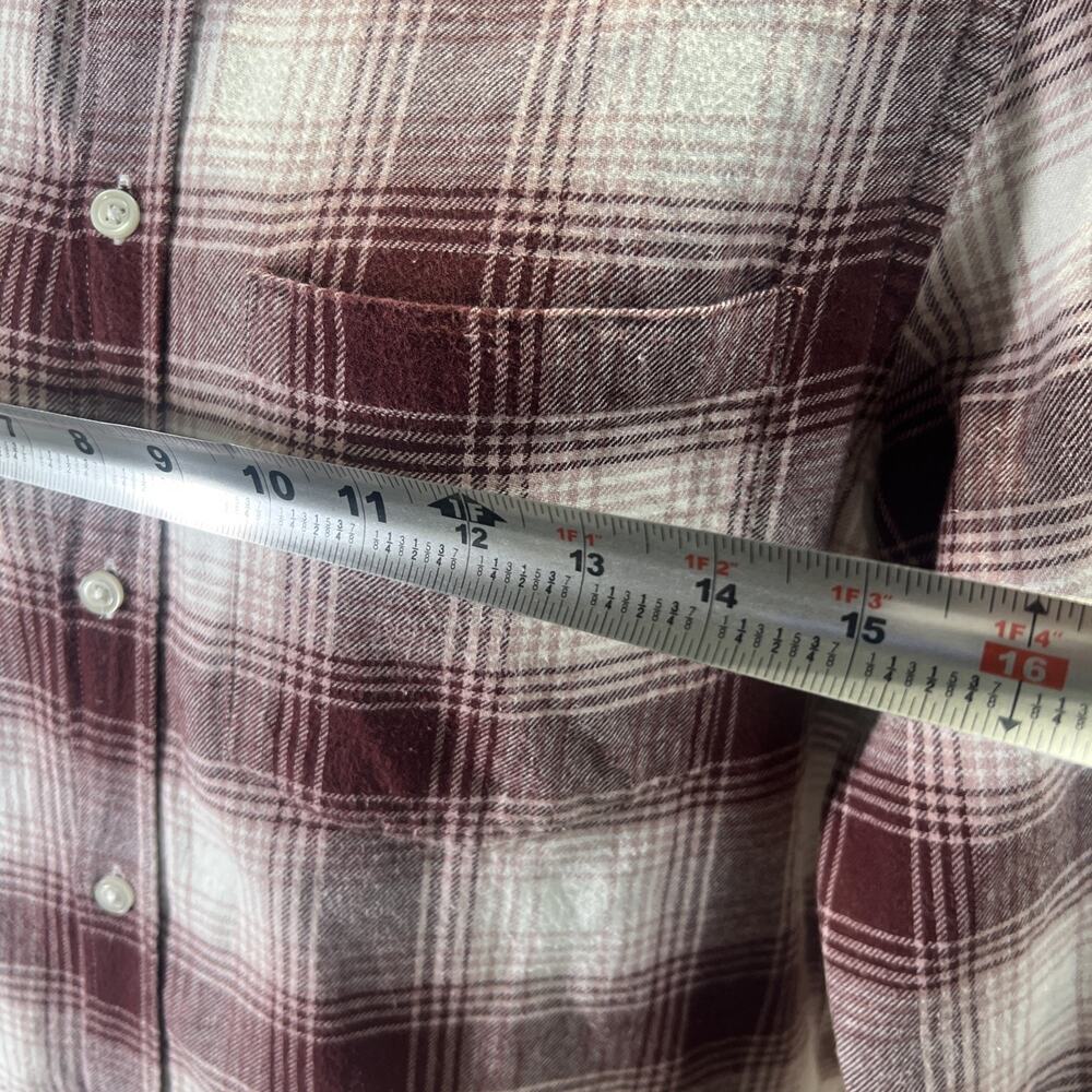 H&M Plaid Long Sleeve Flannel Shirt - Size M - Picture 5 of 11